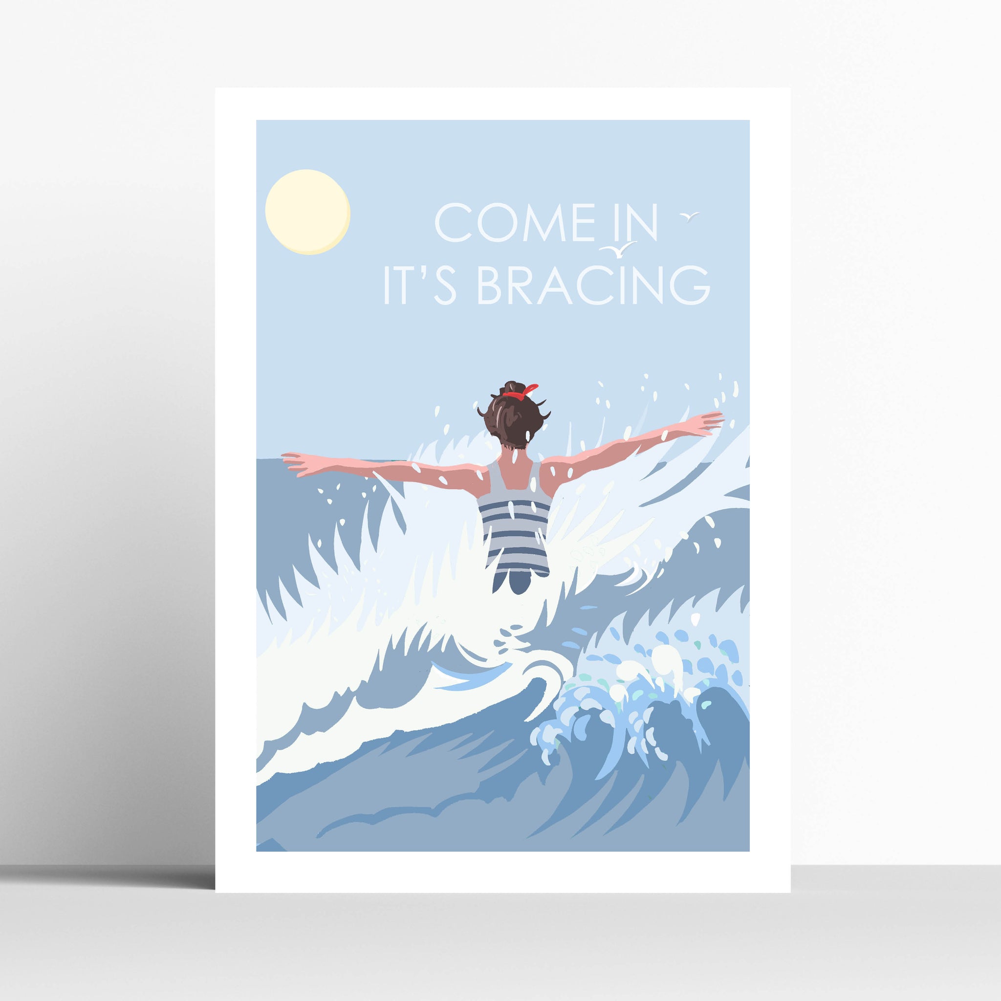 Come in its Bracing Travel Print