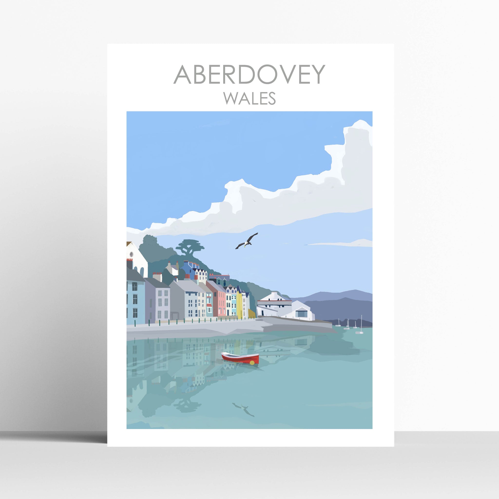 Aberdovey Wales Travel Print