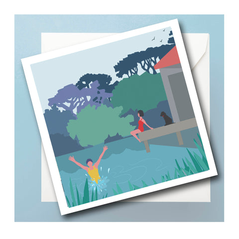 The Pond Wild Swimming Card