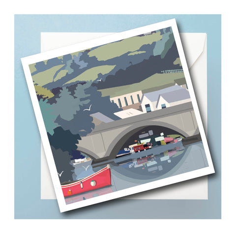 Totnes Bridge Devon Card