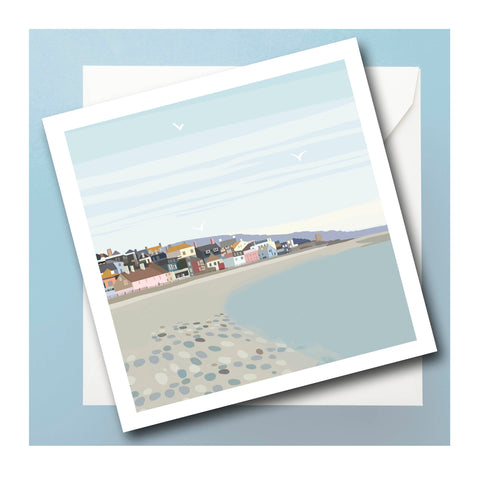 Lyme Regis Beach  Dorset Card