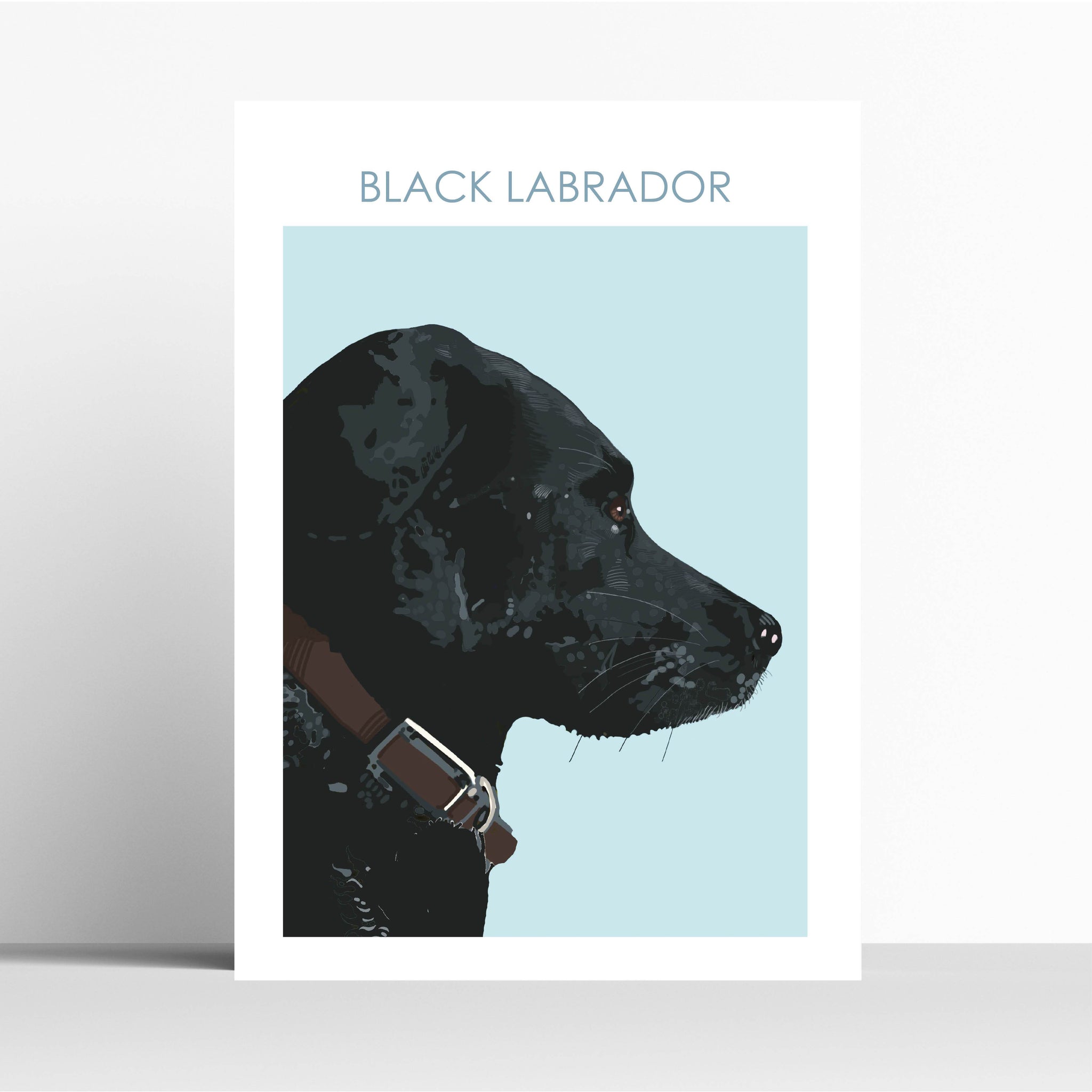 Black Labrador Print