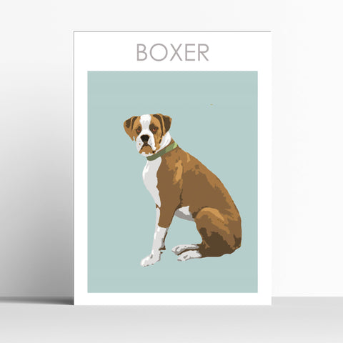 BoxerDog  Print