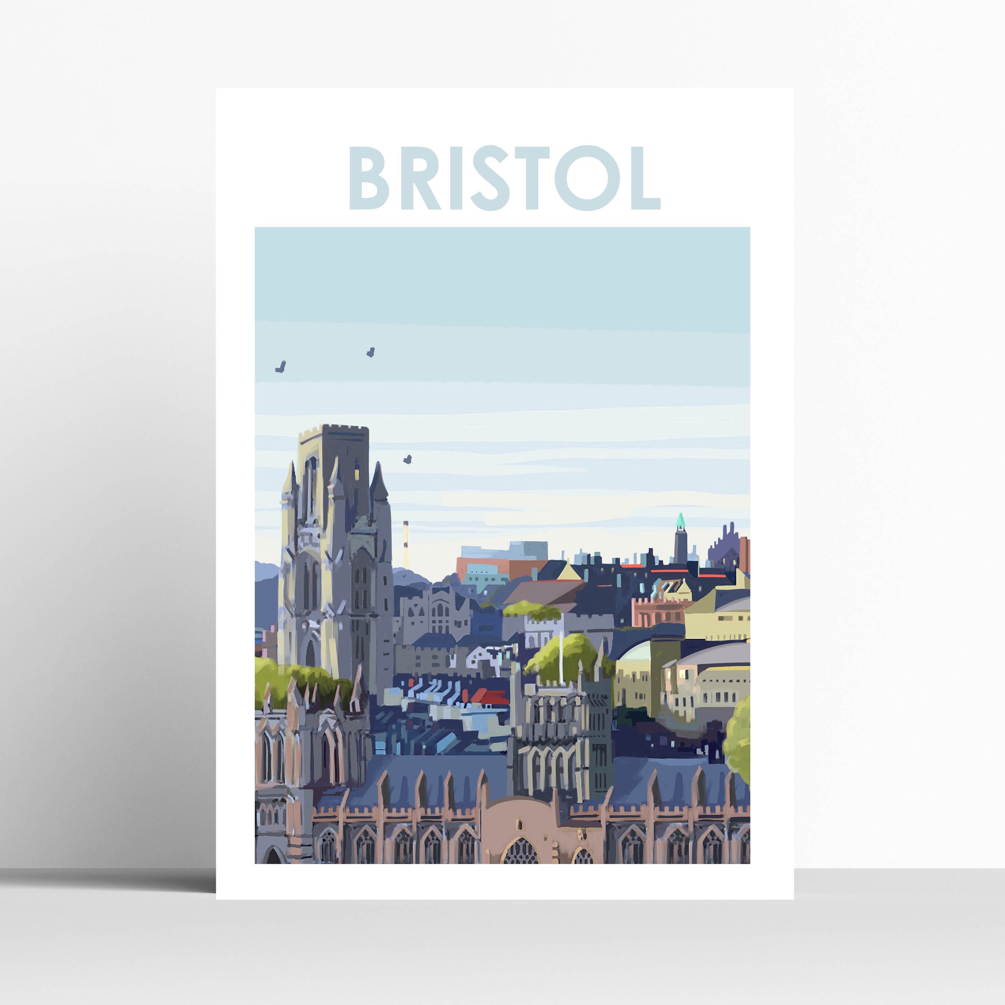 Bristol  Somerset Travel Art Print