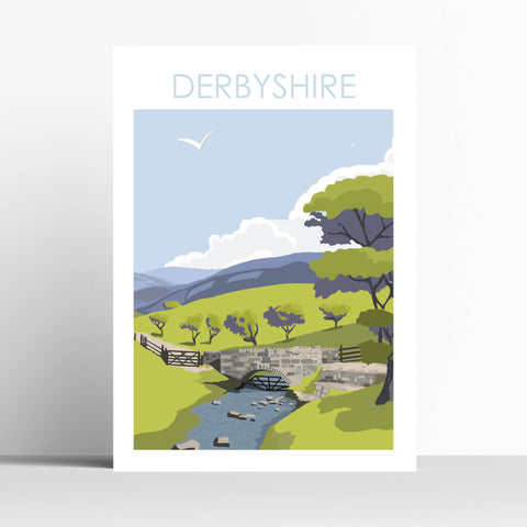 Derbyshire Travel Print/ Poster
