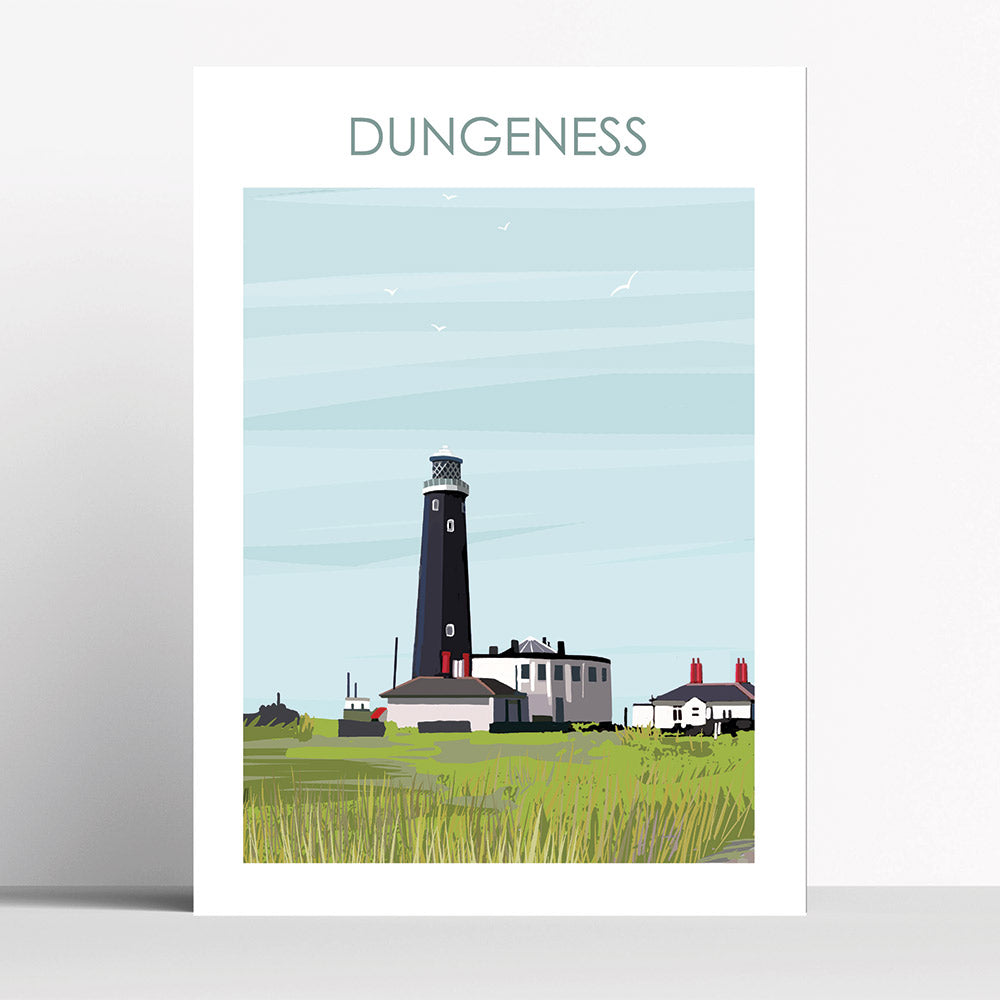 Dungeness Kent Travel Print