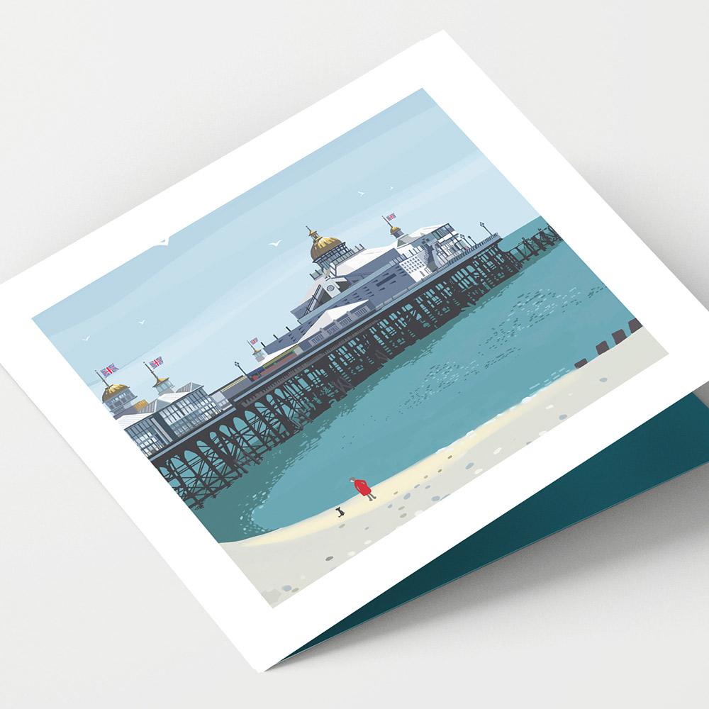 Eastbourne Pier Cornwall Card