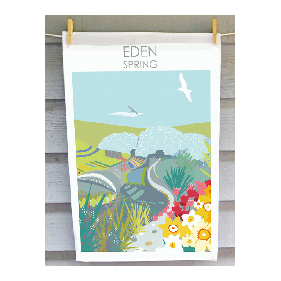 Eden Project Spring Tea Towel Clearance