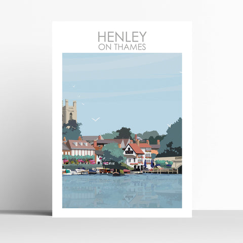 Henley on Thames Travel Print