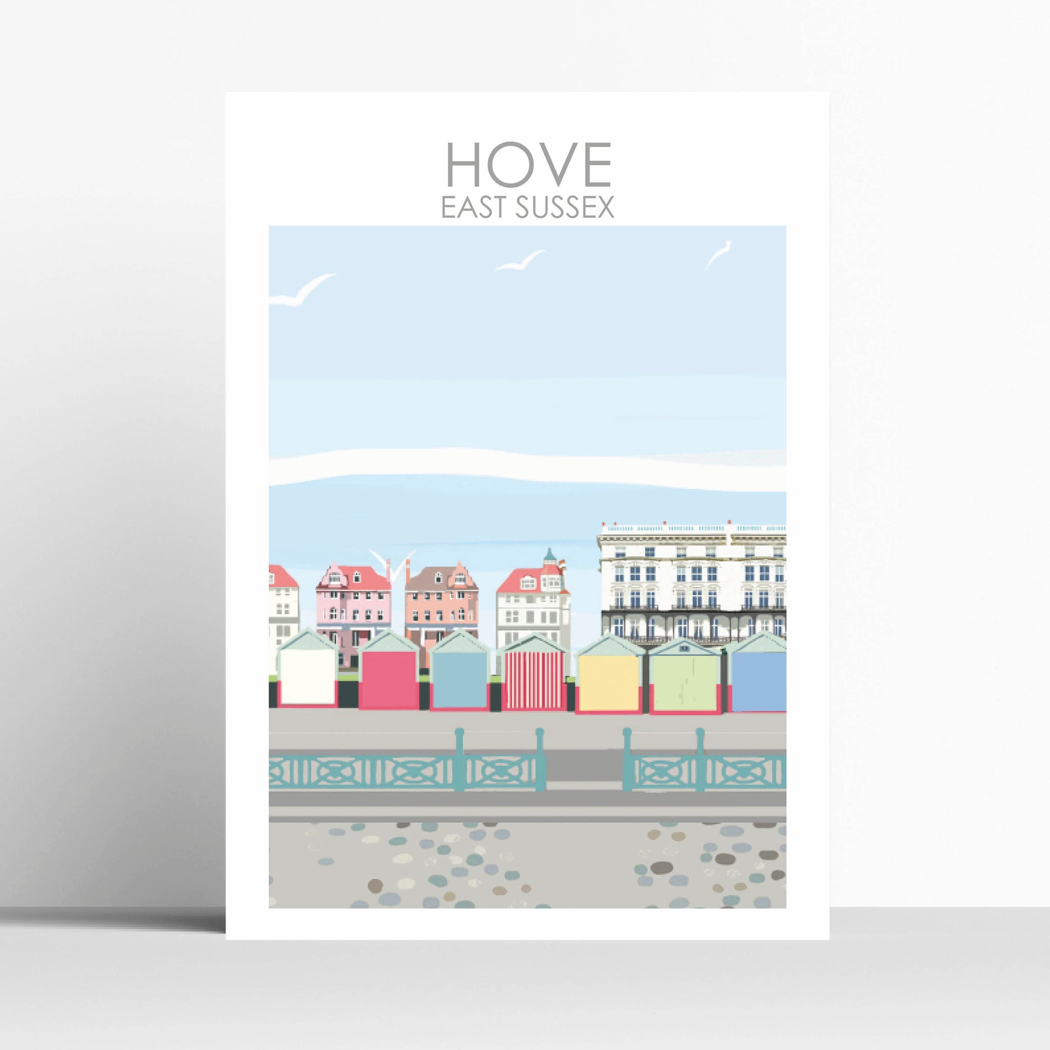 Hove Beach Huts  and Houses Sussex