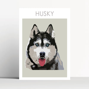 Husky Print