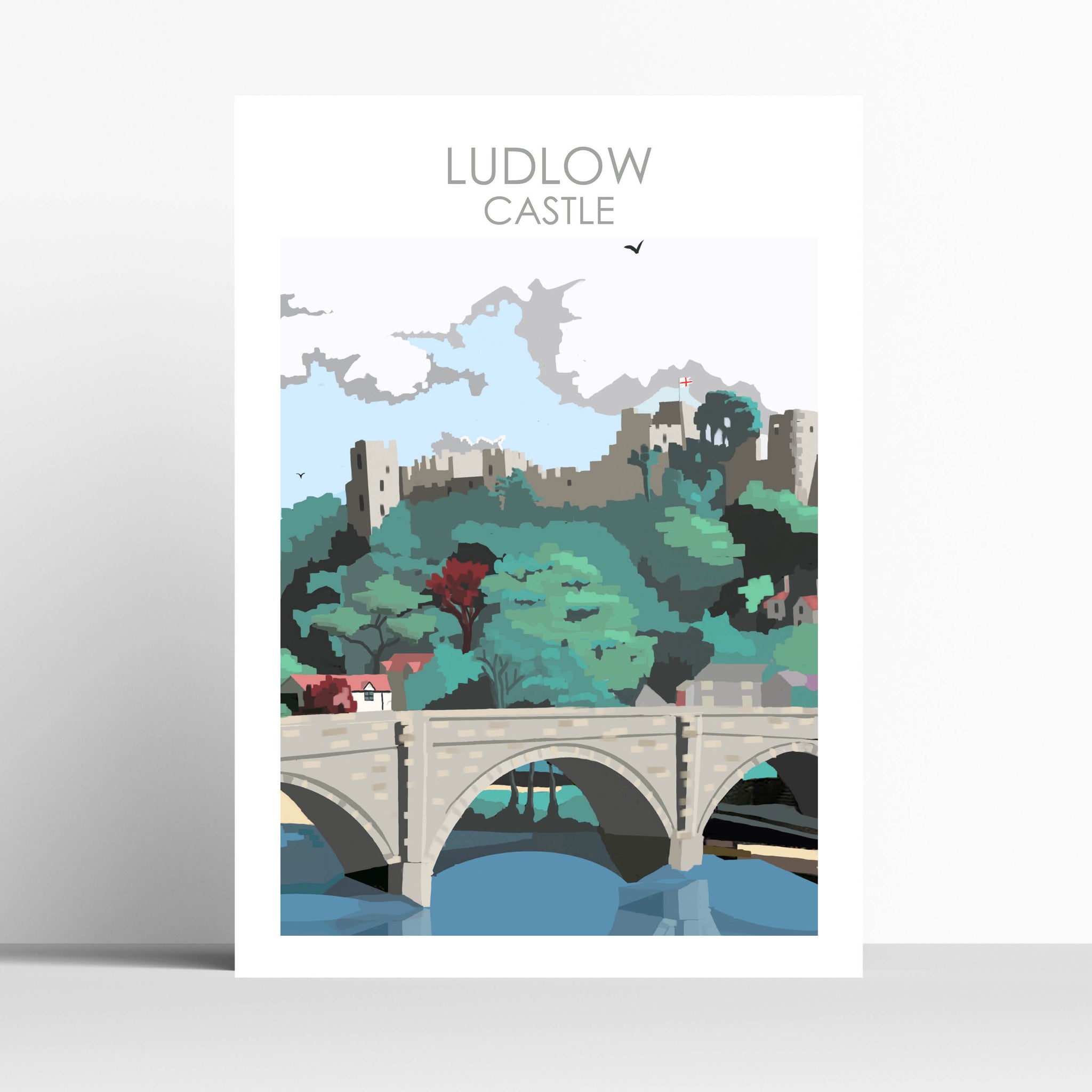 Ludlow Castle  Travel Print