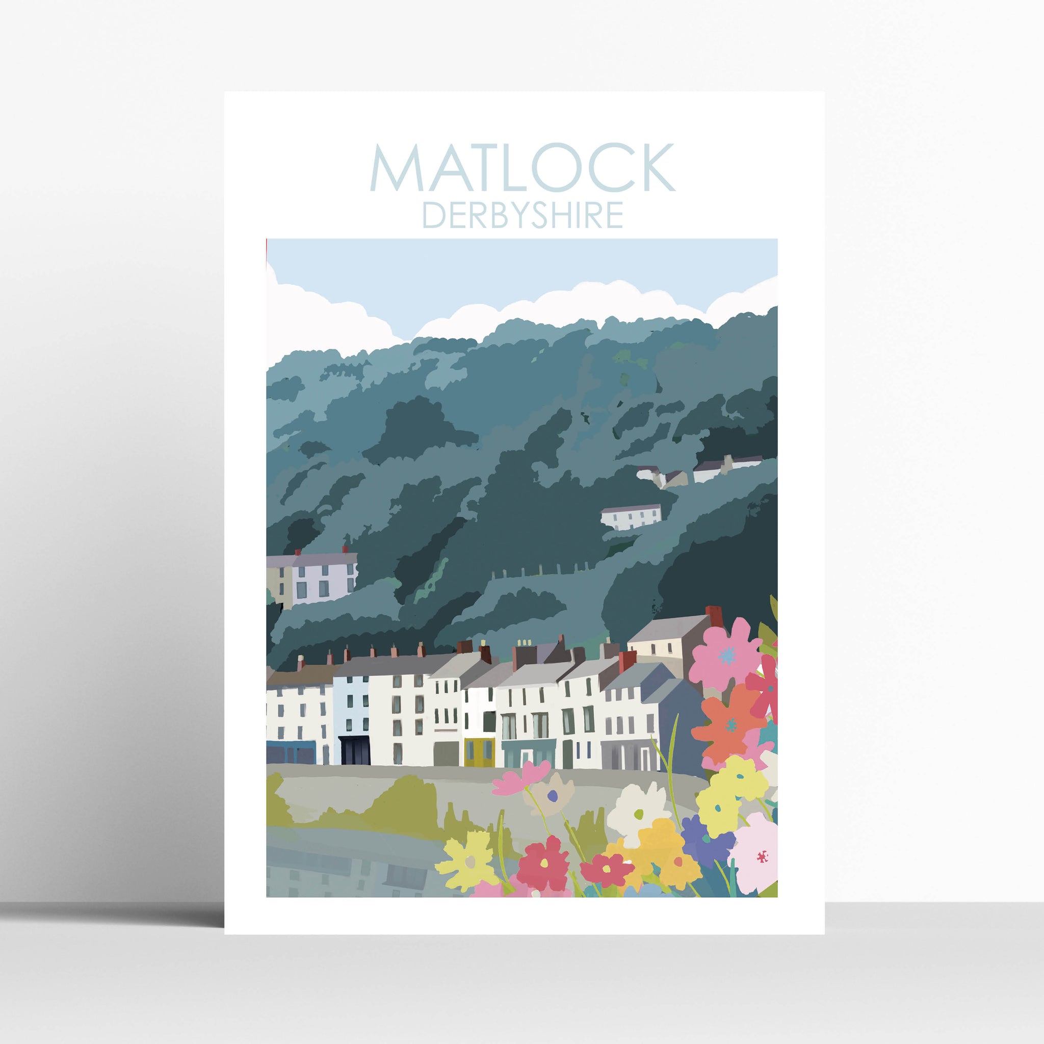 Matlock Derbyshire Travel Print/ Poster