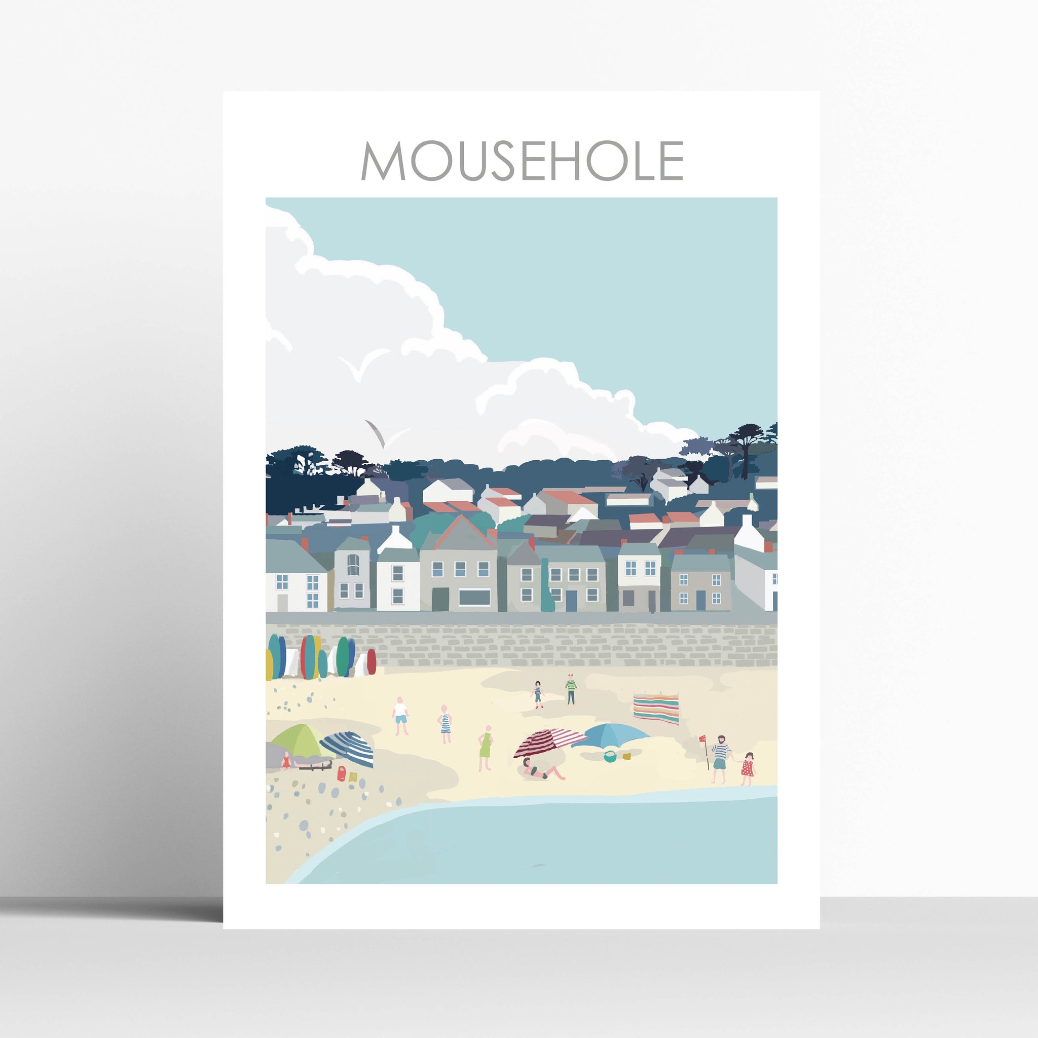 Mousehole Beach Cornwall