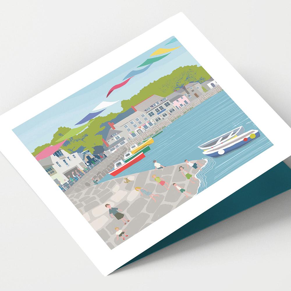 Padstow Harbour Cornwall Card