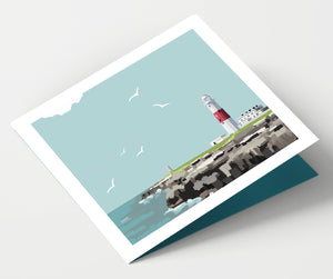 Portland Bill Lighthouse Dorset Card