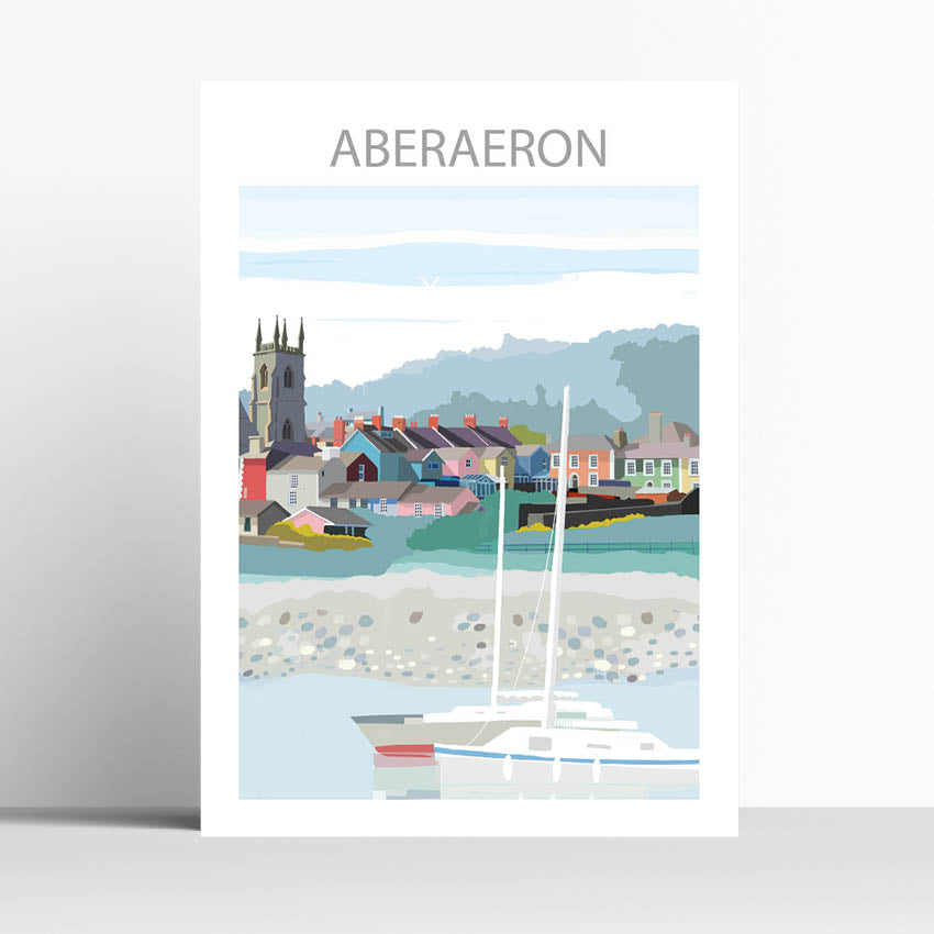 Aberaeron Travel Print