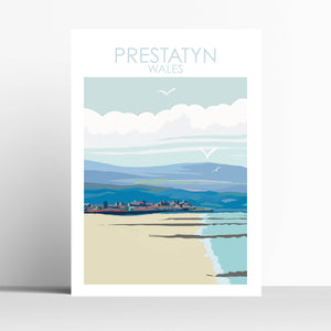 Prestatyn Wales Travel Print