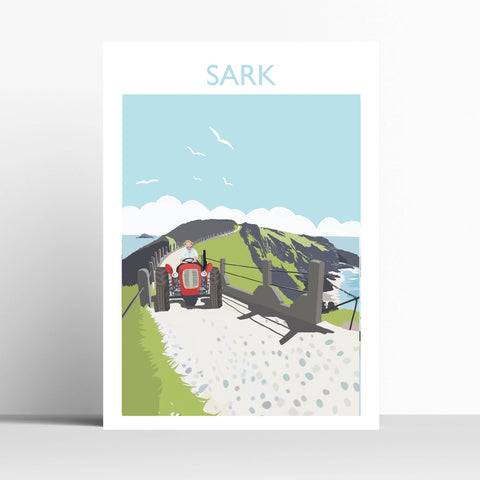 Sark Travel Print