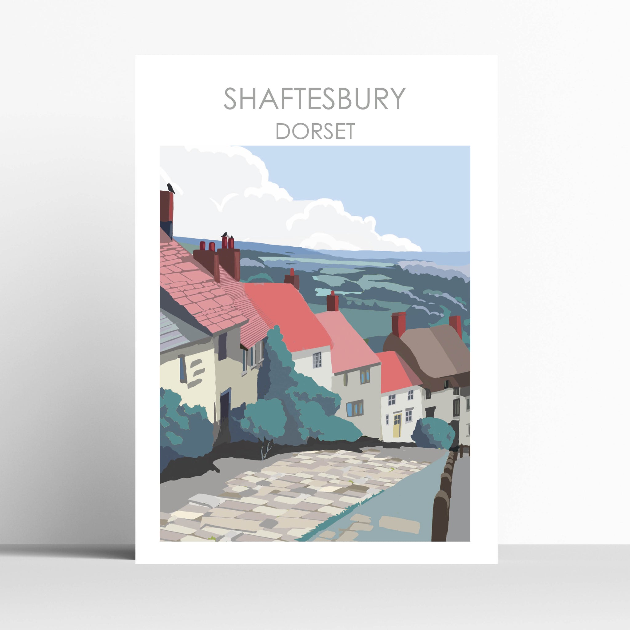 Shaftesbury Dorset Travel Print Poster