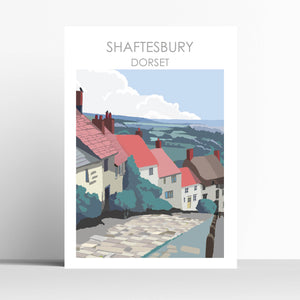 Shaftesbury Dorset Travel Print Poster