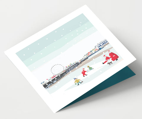 Snowcastles Christmas Card