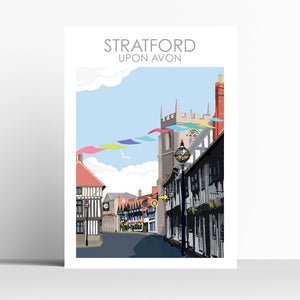 Stratford Upon Avon Travel Print