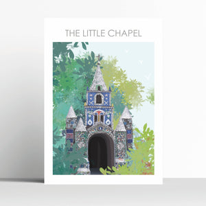 The Little Chapel, Guernsey, Travel Print