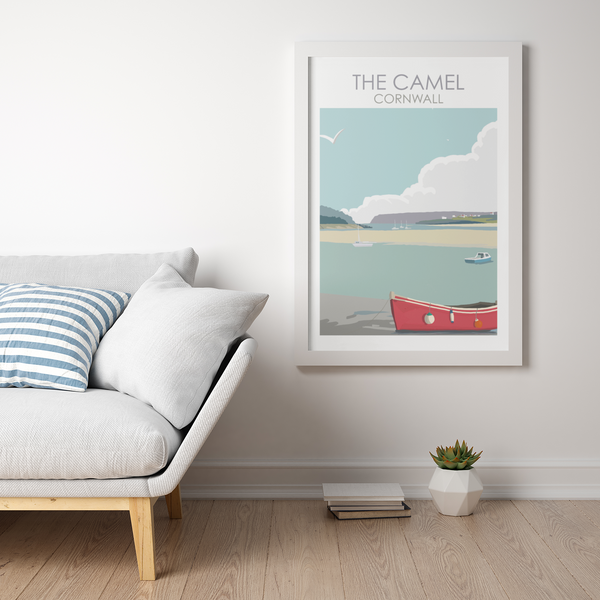 The Camel Estuary Cornwall Location Print
